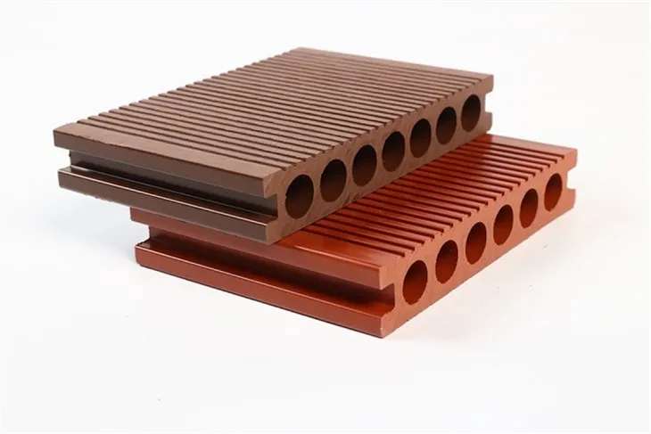 red wpd decking